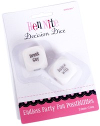 Never be at a loss for what to do next at your girls` night out. One die choses the type of guy and 