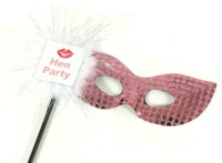 Hen Party: Hen Party Eyemask Pink Sequin