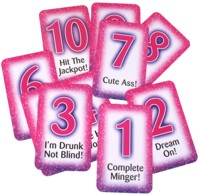 Unbranded Hen Party: Male Rating Cards