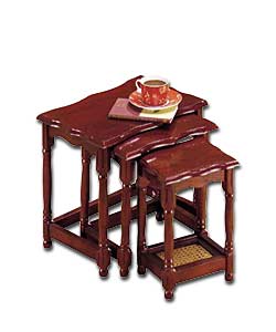 Hennessey Mahogany Effect Nest of Tables