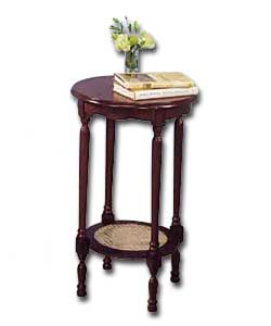 Hennessey Mahogany Effect Planter Table