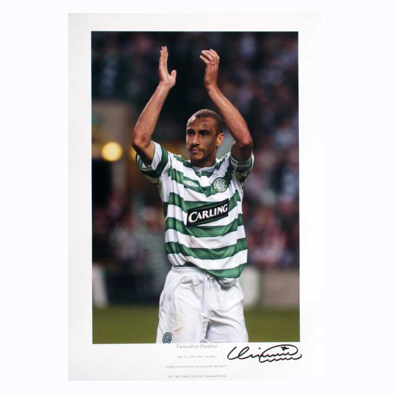 Unbranded Henrik Larsson Signed Print - Farewell To Paradise