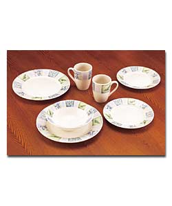 Herb Collage 16 Piece Dinner Set