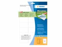 Unbranded Herma Movables white labels, 63.5x38.1mm label