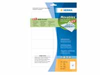 Unbranded Herma Movables white labels, 99.1x42.3mm label