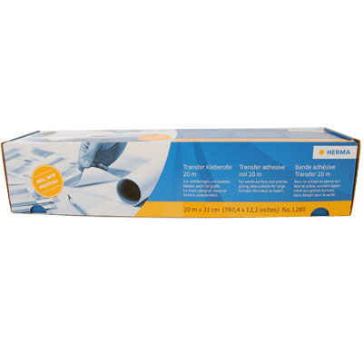 Unbranded Herma Removable Glue Sheet, 8 inch x 20m Roll
