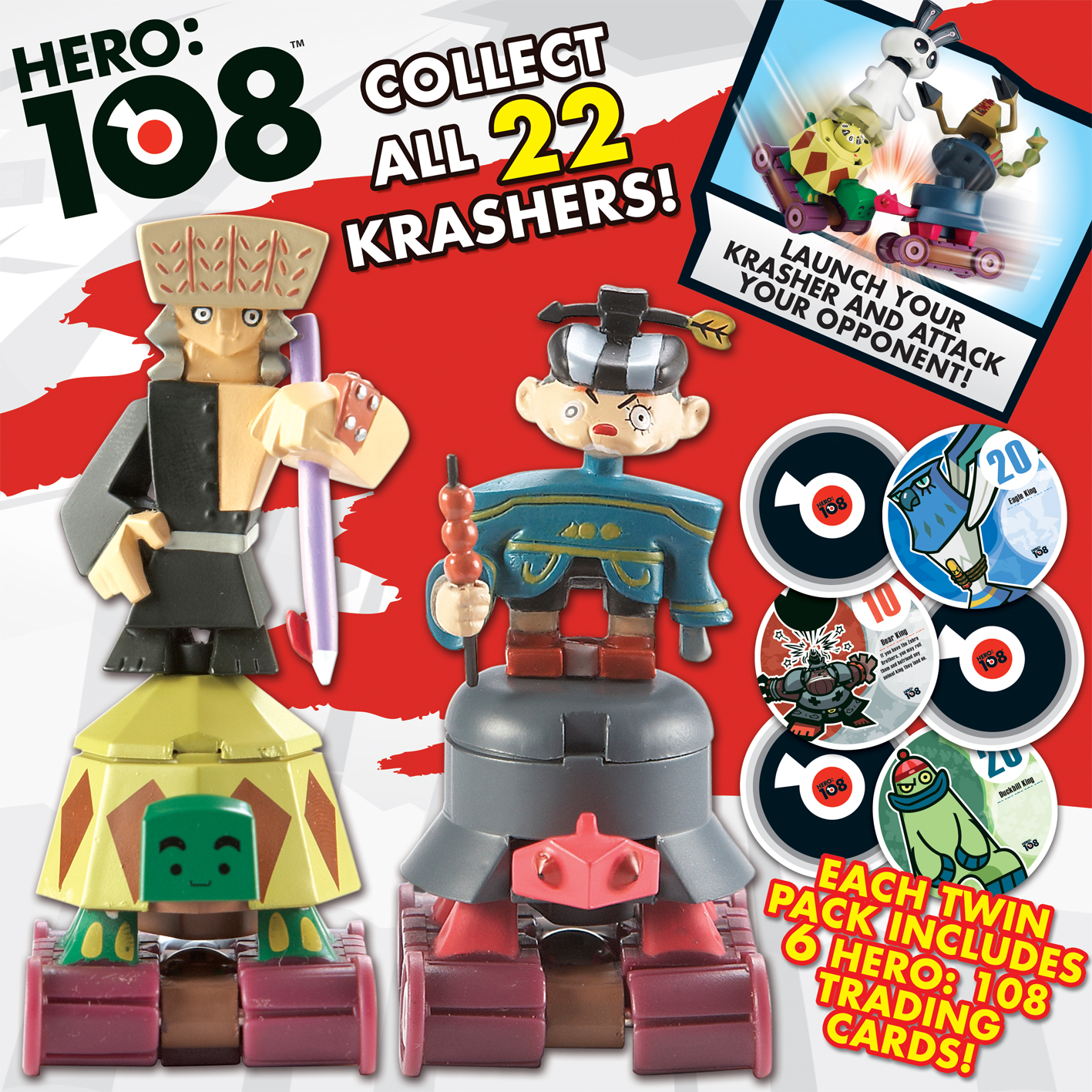 Unbranded Hero 108 Kingdom Krashers Twinpack