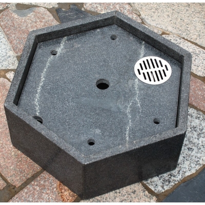 Unbranded Hexagon Granite Water Feature Base