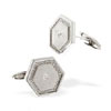 Hexagonal Diamond Cufflinks (2 Pts Dia)