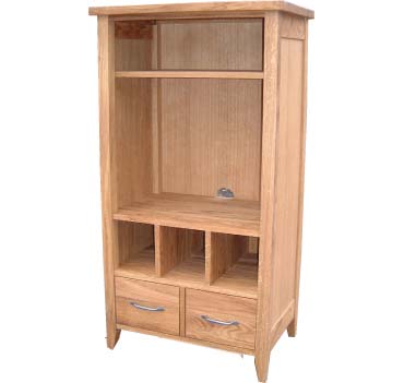 HI-FI UNIT 2 DRW OPEN FRONTED