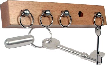 Hide & Seek Square Keyring Holder