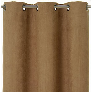 Hidey Eyelet Curtains- Nutmeg- W195 x Drop 182cm
