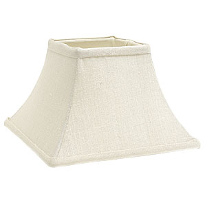 High Clere Square Lampshade- Ivory