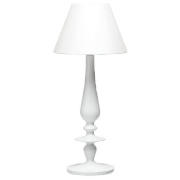 Unbranded High Gloss Spindle Table Lamp, White