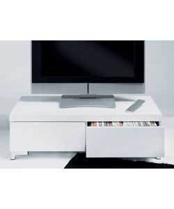 Unbranded High Gloss TV Unit in White