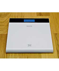You Are What You Eat high capacity digital bathroom scale.High-Gloss white plastic with unique S sha