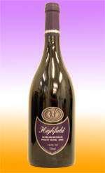 HIGHFIELD - Pinot Noir 2001 75cl Bottle