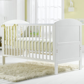 Unbranded Highgate Cotbed in White