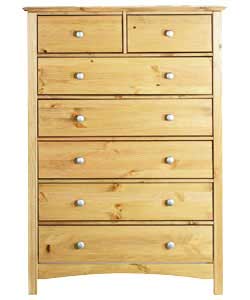 Highgrove 5 plus 2 Drawer Chest - Pine