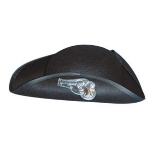 Highwayman hat. Be prepared to hand over all jewelry and valuables when he hijacks your evening or o
