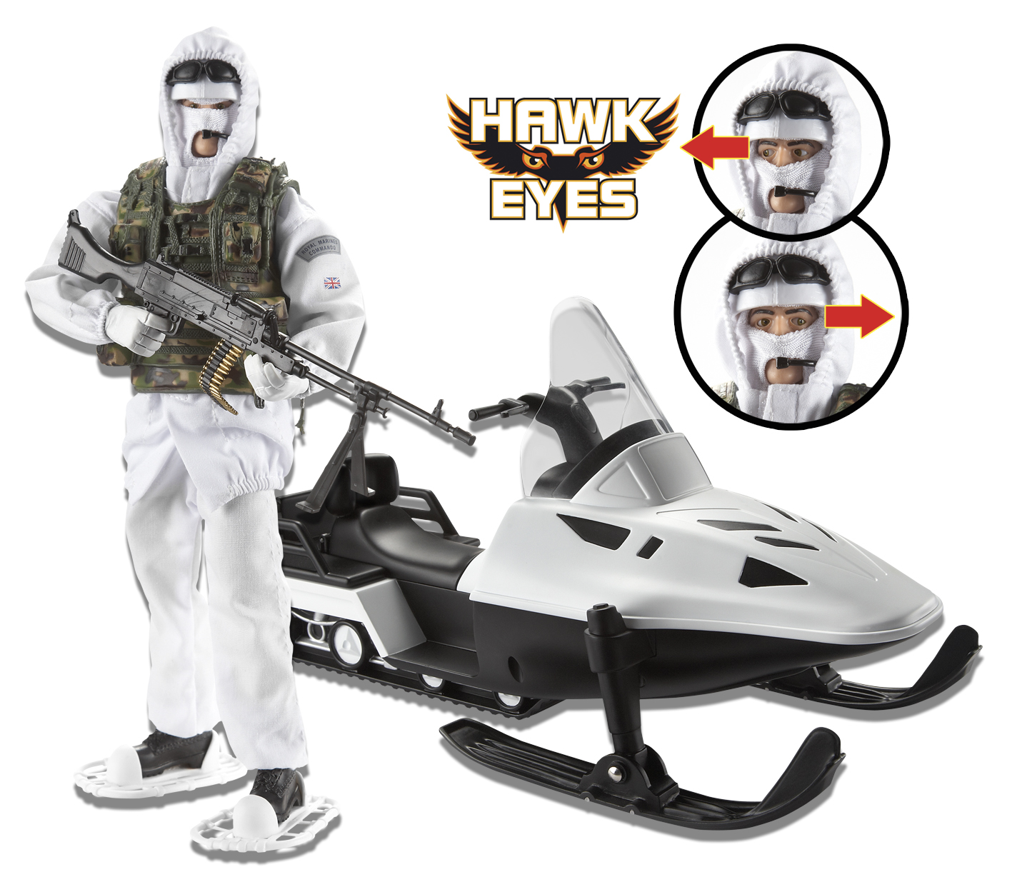 Unbranded Hmaf - Royal Marines Commando and Skidoo Set