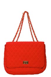 Unbranded Holly Soft Touch Quilted Chain Strap Handbag