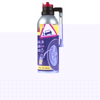 400ml. The spare wheel in a can! Repairs punctures in seconds. No need to change wheel at roadside,