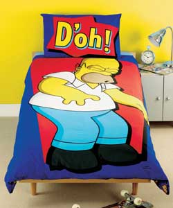 Homer Single Duvet Cover Set