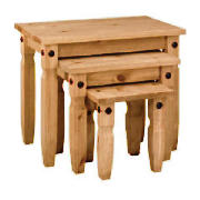 This set of 3 pine tables from the Honduras range will add a rustic feel to your room.  These pine t