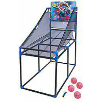 Arcade alley electronic Hoop to Hoop basketball.    2 different sized hoops   4 games to choose
