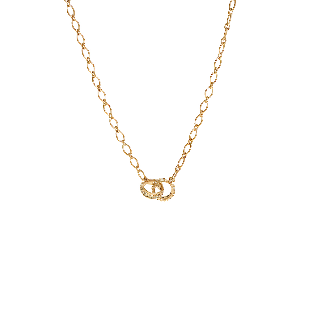 Unbranded Hoopla Pendant - Pink Gold
