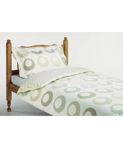 Hoops Single Duvet Cover Set - Natural