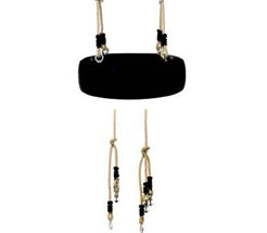 Horizontal Tyre Swing Rope Set