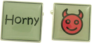 Unbranded Horny Devil Cufflinks