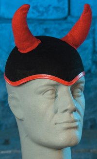 Unbranded Horror Hat - Devil Skull Cap with Horns