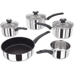 Unbranded Horwood 5 Piece Stainless Steel Cookware Set PP301