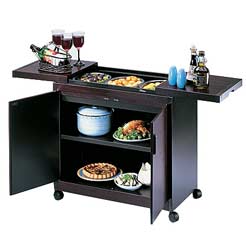 The Hostess Trolley HL6232DB can be used when catering for any occasion!Is easy to manouevreThree