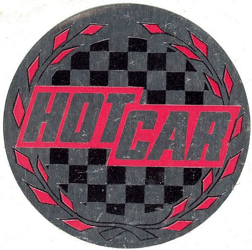 Hot Car Sticker (8cm radius)