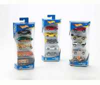 Cars and Other Vehicles - Hot Wheels 5 Car Gift Pk - Colour and Character May Vary