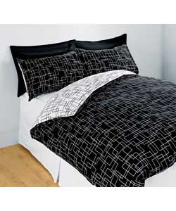 Unbranded Hotel Reversible Duvet Set - Single