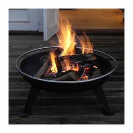 The Hotspot Urban 880 Fire Pit includes a cast iron firebowl stainless steel safety ring around the 