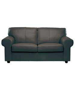 Houston large leather sofa - Chocolate