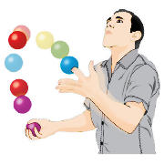 Unbranded How Cool Is This Glow Juggling Balls