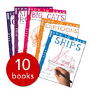 Unbranded How To Draw Collection - 10 Books