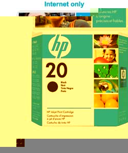 Unbranded HP 20 Black Ink Cartridge
