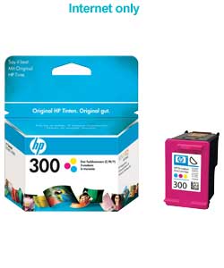 Unbranded HP 300 Tri Colour Ink Cartridge