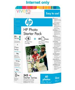 Unbranded HP 343 Series Photo Starter Pack with Vivera Inks