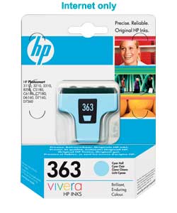 Unbranded HP 363 Light Cyan Ink Cartridge with Vivera Ink