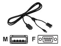 HP - USB / serial cable - 4 PIN USB Type A DB-9