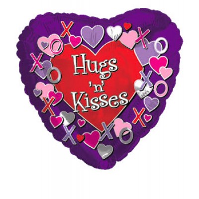 Unbranded Hugs n Kisses Balloon